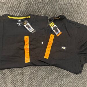 Men’s black Cat Tahirt XXL set of 2